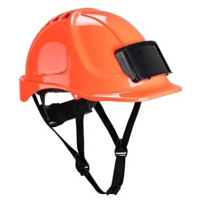 Image of Portwest Endurance Badge Holder Helmet Orange