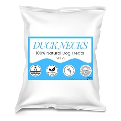 Image of Premium Natural Dog Treat (200g, Duck Neck)