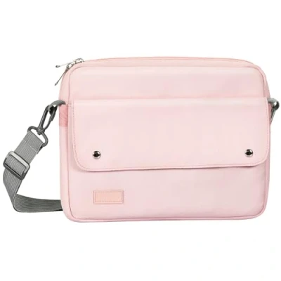 Image of TiMOVO 9 11 Inch Tablet Sleeve Bag with Shoulder Strap Fits iPad Air 2024,iPad Pro 10.2 2021 2019,iPad 10th 2022,iPad 5/4 10.9,Galaxy Tab S9/S8/A8/A7 2023, Pink