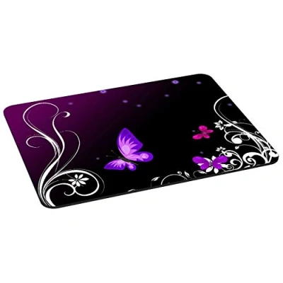 Image of PEDEA Design Mouse Mat Large Purple Butterfly