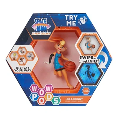 Image of WOW! PODS Space Jam: A New Legacy Lola Bunny Light Up Bobble Head Figure Official Warner Bros Collectables, Toys and Gifts for Boys Girls, Aged 5+
