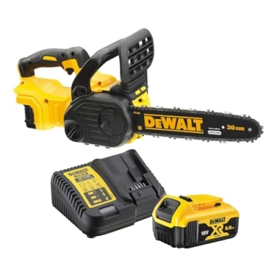 Image of DeWALT DCM565P1 chainsaw Schwarz, Gelb Chainsaws (5 Ah, 30 cm, 7,68 m/s, Gelb, 0,12 l, 3,3 kg)