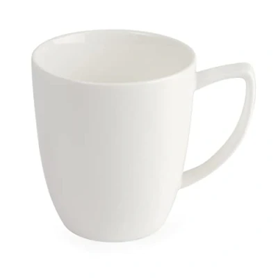 Image of Olympia Lumina Latte Coffee Mugs Set 284 ml/10 oz (Pack of 6), White, Fully Vitrified Porcelain, Tea &amp; Oven, Microwave, Freezer Dishwasher Safe BS4034 Certified, CF378