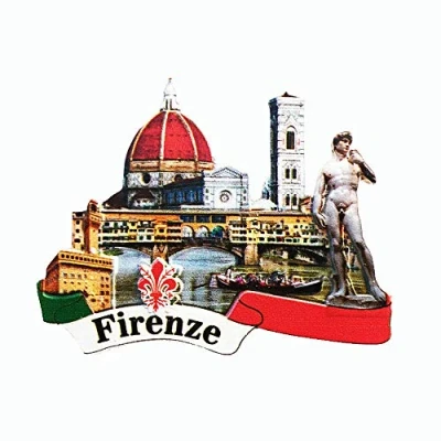 Image of Florence Italy 3D Fridge Magnet Souvenir Gift,Home &amp; Kitchen Decoration Magnetic Sticker Firenze Refrigerator Collection
