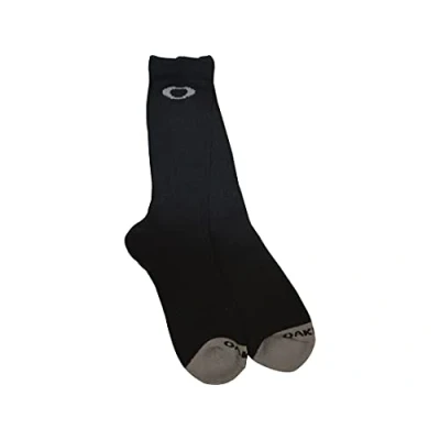 Image of Oakley 5 Pack Crew Socks, Black, Medium