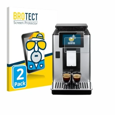 Image of brotect Screen Protector Anti Glare compatible with DeLonghi PrimaDonna Soul ECAM612.55.SB (2 Pack) Matte, Protection Film