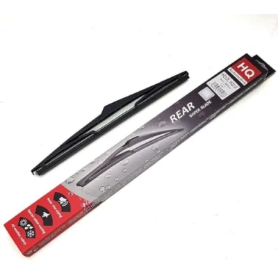 Image of HQ AUTOMOTIVE Rear Blade Windscreen Wiper Blades fits FORD Fiesta 1pc Replacement MK7 2008 2012 Graphite Coated Natural Rubber No Smear Judder Free Model HQ12E V11
