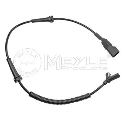 Image of MAS0273 ABS sensor MEYLE 714 800 0028 Front Axle, axle both sides ORIGINAL Quality Active 2 pin connector 615mm