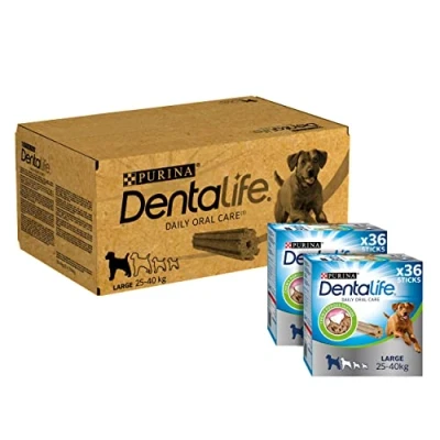 Image of DENTALIFE Large Dog Treat Dental Chew 36 Stick, Pack of 2