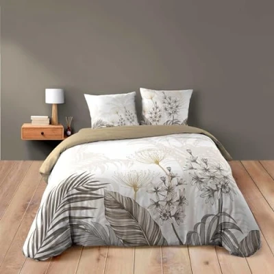 Image of Douceur d&#039;Intérieur, 3 Piece Bedding Set (260 x 240 cm) Bastille, 100% Cotton