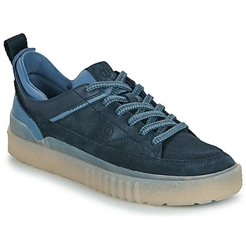Image of Clarks SOMERSET LACE men&#039;s Shoes (Trainers) in Marine