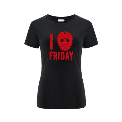 Image of ERT GROUP Women&#039;s T Shirt, Friday The 13th 008 Black, M