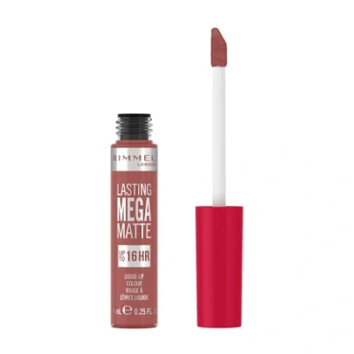 Image of Rimmel London Lasting Mega Matte Liquid Lipstick, Long Lasting, Hydrating, Vegan Formula 200 Pink Blink, 7.4ml