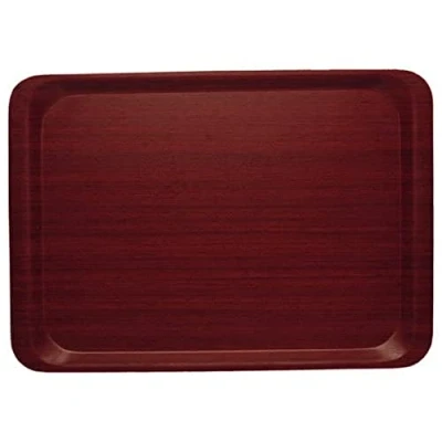 Image of Cambro Capri Laminate Canteen Tray Mahogany 430mm