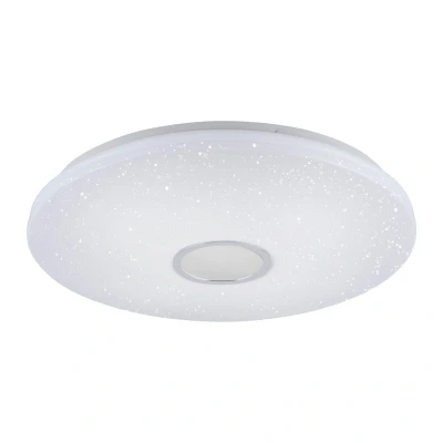 Image of Jonas Flush Ceiling Light White 1x 4W LED 3000 5000K Dimmable