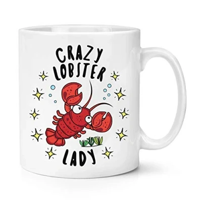 Image of Crazy Lobster Lady Stars 10oz Mug Cup