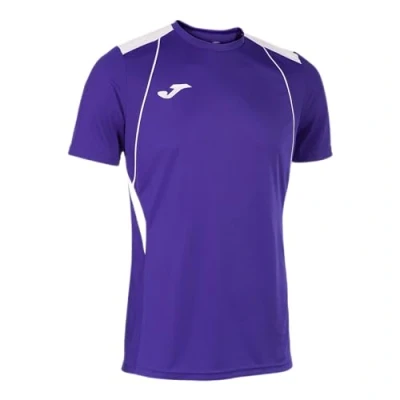 Image of Joma Men&#039;s Championship VII T Shirt, Purple, White, XL