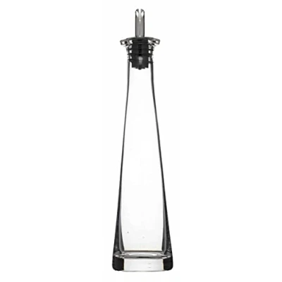 Image of KitchenCraft ICOILVIN200 World of Flavours Vinegar / Olive Oil Bottle with Pyramid Design, Glass, 200ml