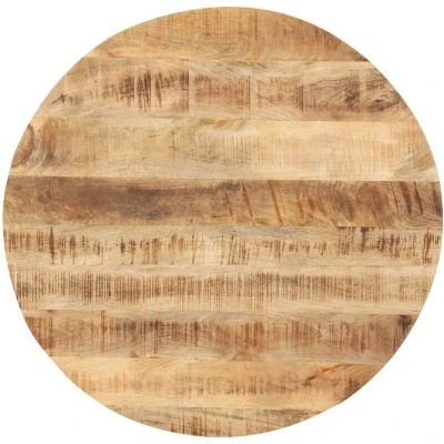 Image of vidaXL Table Top Solid Mango Wood Round 25 27 mm 50 cm
