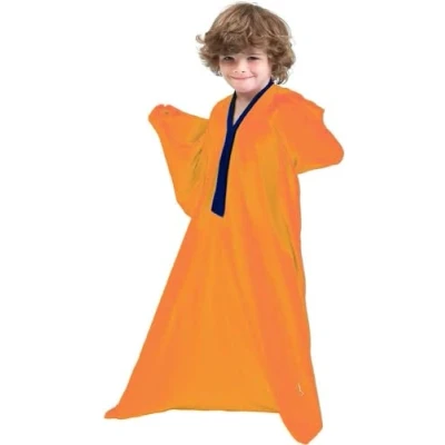 Image of Sensory Direct Body Sock for Autism Small &amp; Kids, Adults, Boys Girls Full Wrap Hyposensitivity, Compression, Anxiety, ADHD, ASD, Special Needs(Orange Farbe,S)
