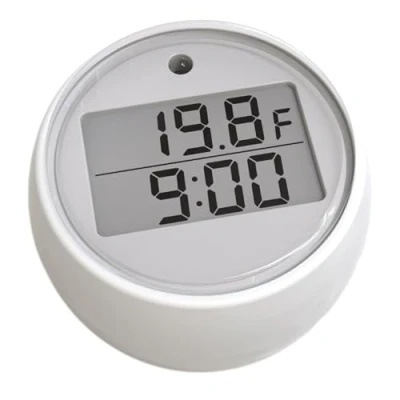 Image of CHEYLIZI Water Thermometer Timer for Ice Bath,Digital Bath Temperature Thermometer,Floating Pool Cold Tub Baths Accessories