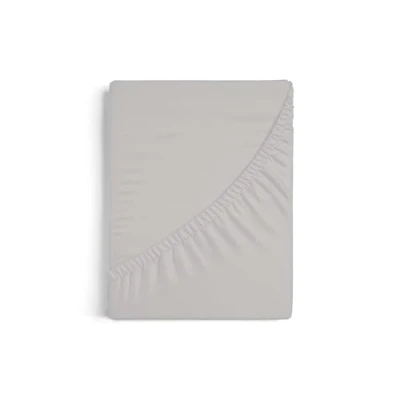 Image of Burrito Blanco Fitted Sheets 80 x 190/200 cm Bed 100% Cotton Fabric Design A8 Grey