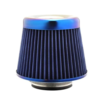 Image of Skyplanet 76mm 3&quot; Universal Intake Air Filter High Mesh Cone(Blue)