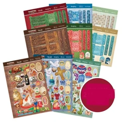 Image of Hunkydory Crafts Christmas Crafty Crates Concept Card Kit