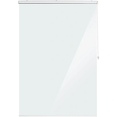 Image of Relaxdays Bathroom Roller Blind, Shower &amp; Bathtub, Water Repellent, Fast Drying, Ceiling Window, 140x240cm Transparent