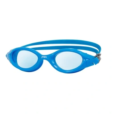Image of Zoggs Panorama Swim Goggles with Tinted Lenses (Blue/Tint Blue) Anti Fog, UV Protection, Quick Adjust Strap, Wide Vision Adult Swimming