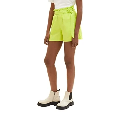 Image of TOM TAILOR Denim Ladie&#039;s 1035702 Bermuda Shorts, 24702 Neon Lime, XXL