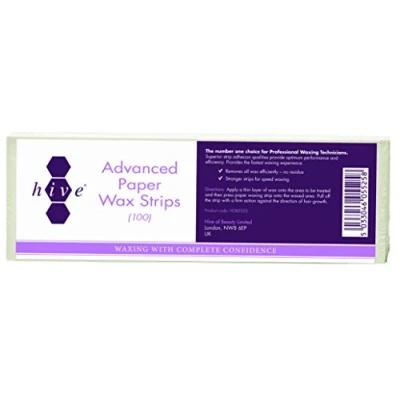 Image of Hive Options Paper Waxing Strips Pack of 100