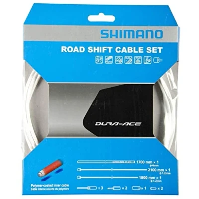 Image of Shimano Spares Road Gear Set Cable Poly White