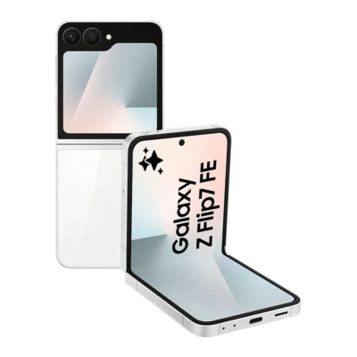 Image of SAMSUNG Galaxy Z Flip7 FE 256 GB, White, White