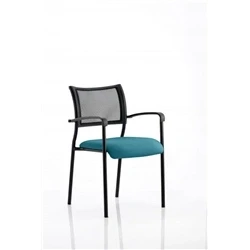 Image of Brunswick Bespoke Colour Seat Black Frame Maringa Teal