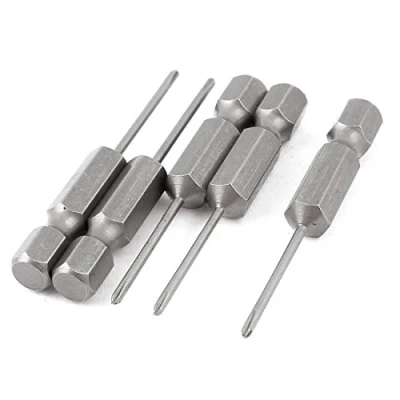 Image of Sourcingmap 1/4 Inch Hex Shank 1.5mm PH000 Magnetic Phillips Screwdriver Bits 5pcs