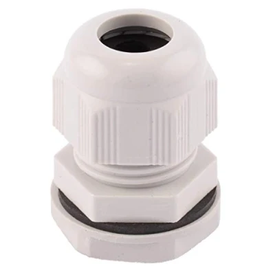 Image of SWA Pack of 10 Grey Nylon Cable Glands, suitable for 11 17mm, M25 thread