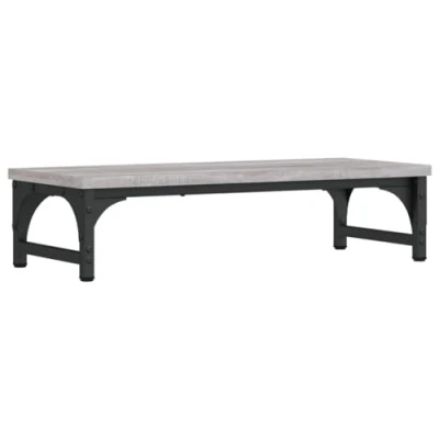 Image of vidaXL Monitor Stand Grey Sonoma 55x23x14 cm Engineered Wood