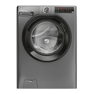 Image of Hoover H WASH 350 H3WPS4126TAMBR80 12kg Washing Machine, A Rated, Graphite