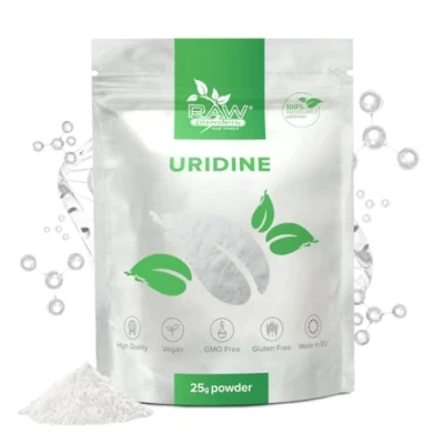Image of Uridine Monophosphate 25g Powder Nootropics Cognitive Enhancer Brain Supplements Improves Sleep Quality, Memory, Motivation, Mood and Energy by Raw Powders