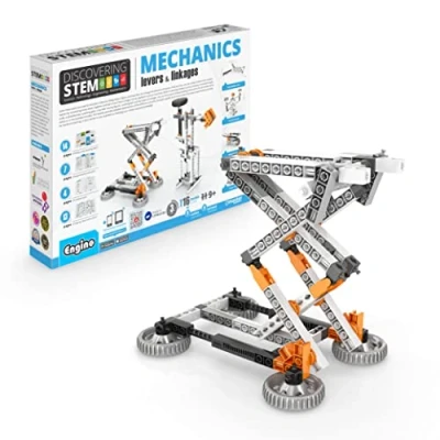 Image of Engino Stem Toys, 16 Models in 1 Stem, Mechanics Levers &amp; Linkages, Construction Toys for Kids 9+, Fun Educational Gift Boys Girls