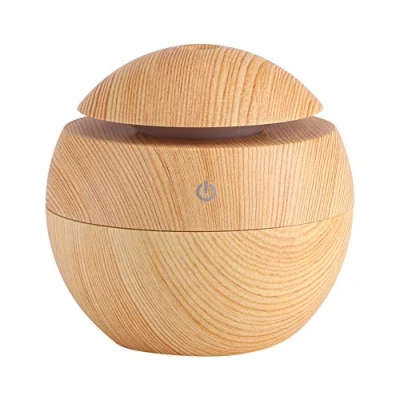Image of Essential Oil Diffuser 130ml, Ultrasonic Diffuser, Portable Air Humidifier for Spa, Massage, Yoga, Salon or Office (Yellow)