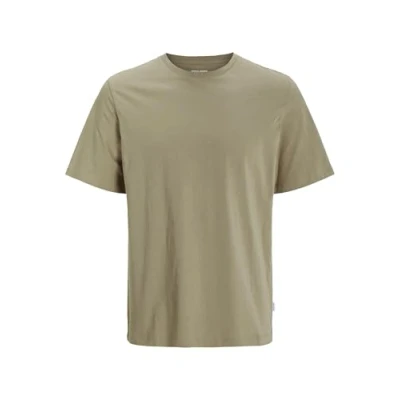 Image of JACK &amp; JONES Men&#039;s Jjeorganic Basic Tee SS O Neck Noos T Shirt, Coriander, S