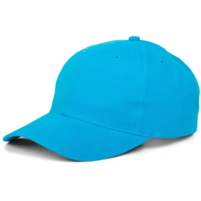 Image of styleBREAKER Unisex Baseball Cap with Brushed Finish, 6 Panel Cap, Solid Color, Adjustable Hook and Loop Fastener, 04023018, Colour:Turquoise