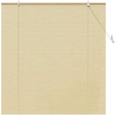 Image of vidaXL Window Blinds &amp; Shades Natural 150 x 160 cm Bamboo