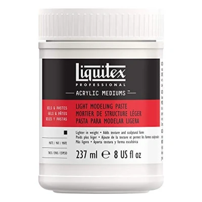 Image of Liquitex Professional Light Modeling Paste Medium,White, 237 ml