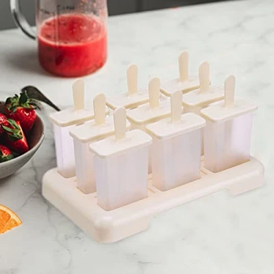Image of Ice Cream Mould Lolly Popsicle Reusable DIY Ideas Stick Homemade Molds Silicone Food Grade Pop Moulds