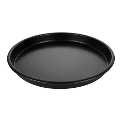 Image of ASelected Pizza Pan, Non Stick Dishwasher Safe Round Tray for Oven, Carbon Steel Oven Baking Applicable (10 Inches)