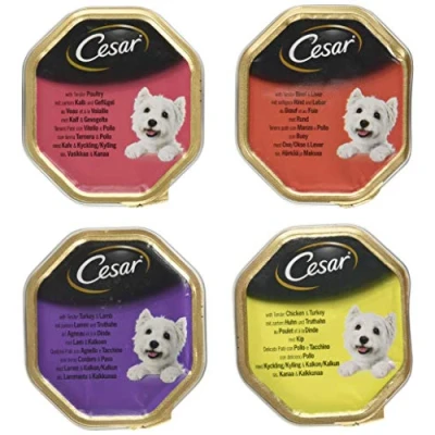 Image of Cesar Classics Selection Trays Adult Dog Food 150g x 8