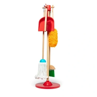 Image of Melissa &amp; Doug Kids Cleaning Set Toddler Role Play Toys for Girls and Boys Age 3+ Pretend Products Let&#039;s House! Dust, Sweep Mop Gift 3 Year Old Girl or Boy